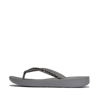 Fitflop Iqushion Multi-Crystal Ergonomic Flip-Flops(SKU: 228-414-14-3)