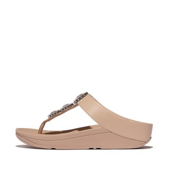 Fitflop Fino Crystal-Jewel Toe-Post Sandals(SKU: 228-415-20-3)