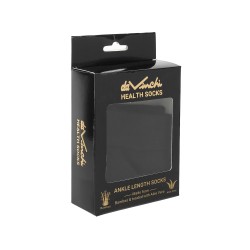 Men Black Half Length Socks
