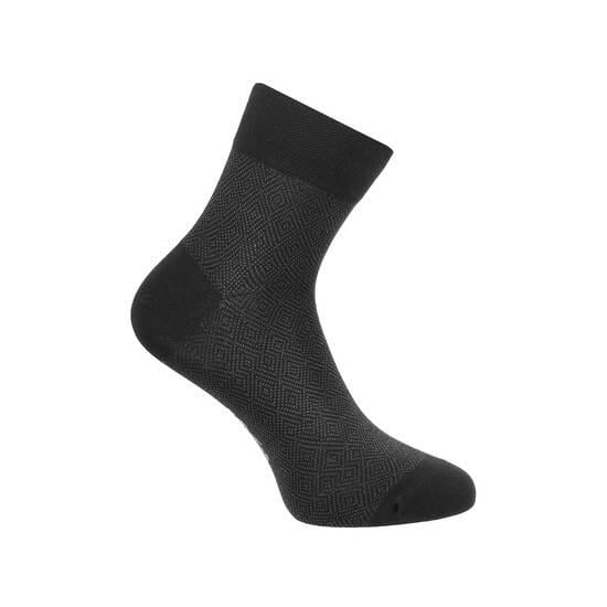 Davinchi Black Mens Socks Half Length