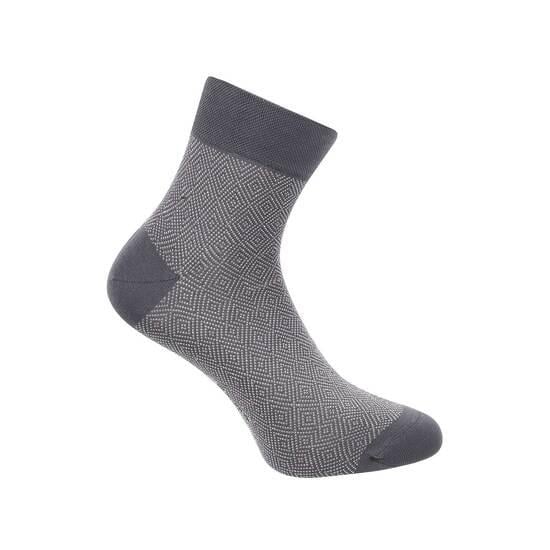 Davinchi Grey Mens Socks Half Length