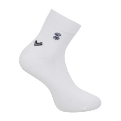 Men White Half Length Socks