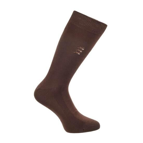 Davinchi Brown Mens Socks Full Length