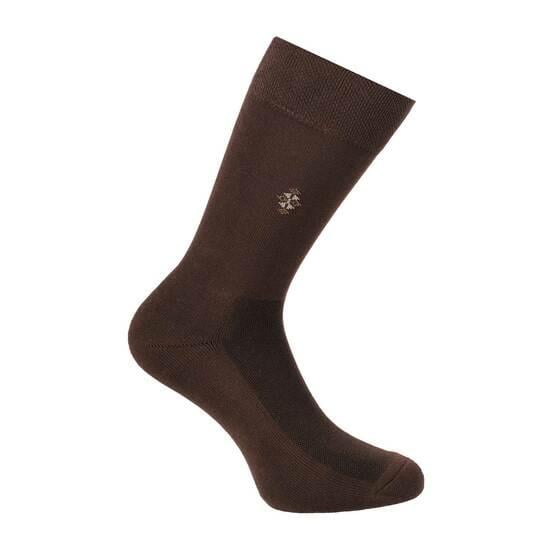 Men Brown Full Length Socks