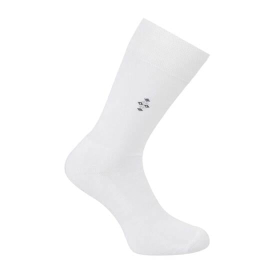 Davinchi White Mens Socks Full Length