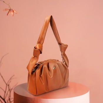 Metro Women Tan Shoulder Bag(SKU: 230-10-23-10)