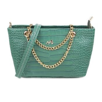 Metro Women Green Sling Bag(SKU: 230-24-21-10)