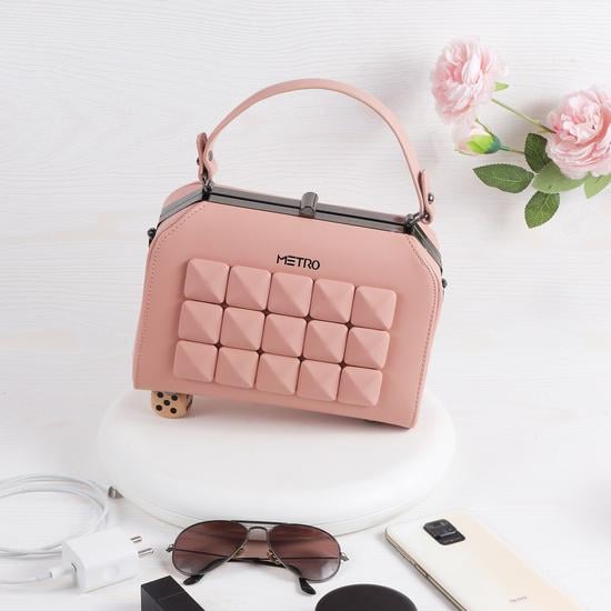 Women Pink Satchel Bag