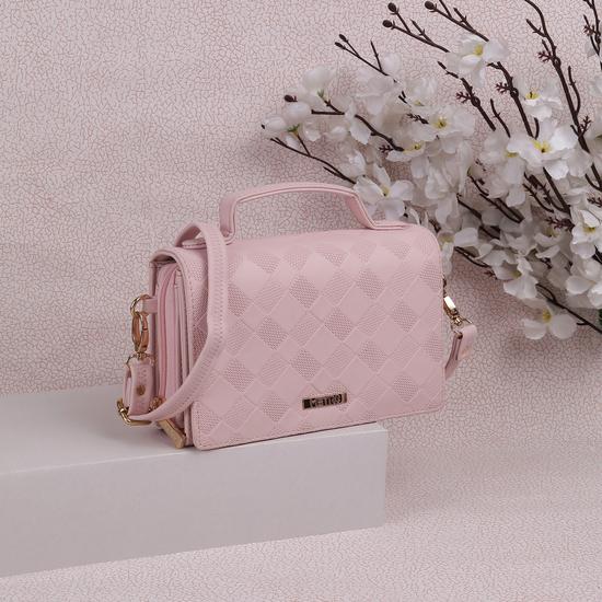 Women Pink Satchel Bag