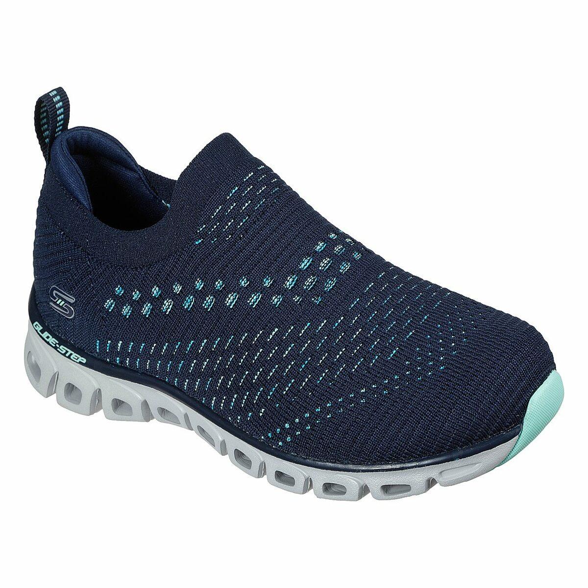 Buy Skechers Women Blue Casual Sneakers Online SKU 239 104121 45 6 Metro Shoes