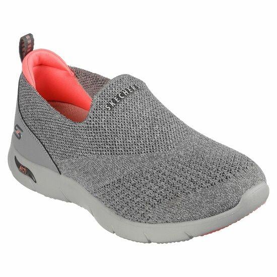 Women Grey Sports Walking Shoes