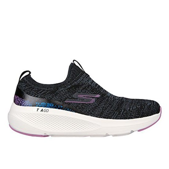 Women Black-multi Sports Slip Ons