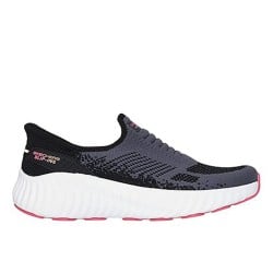 Women Black Sports Slip Ons