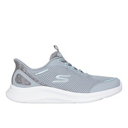 Women Grey Sports Slip Ons