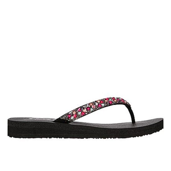 Women Black Sports Slippers