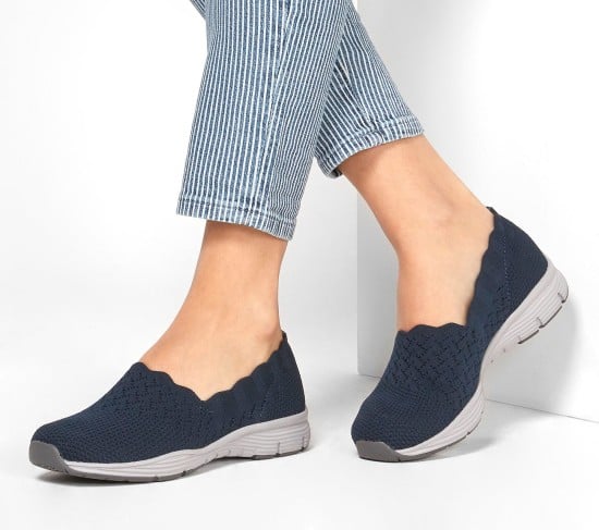 Women Blue-navy Casual Ballerinas