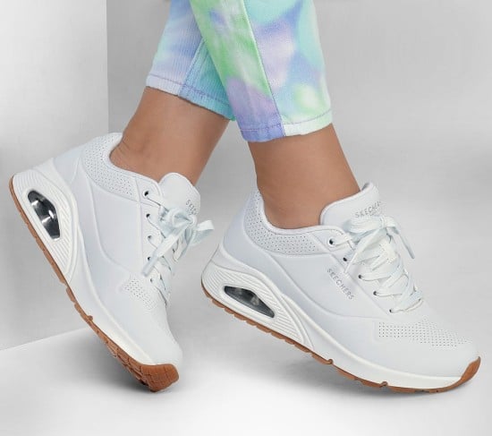 Women White Sports Sneakers