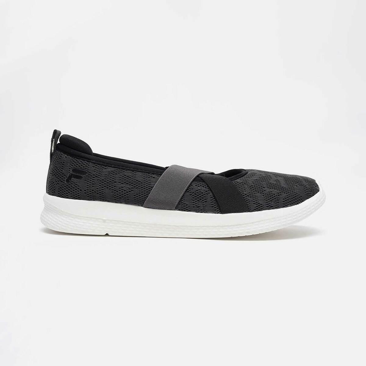 SOLEPLAY by Westside Elastic Detail Black Slip-On Shoes