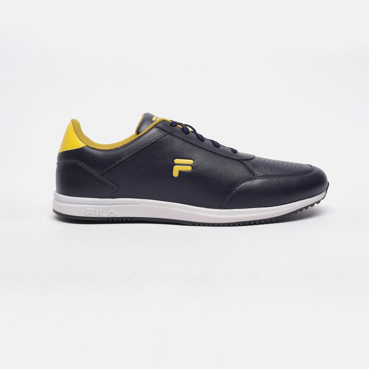 Fila black and yellow shoes best sale