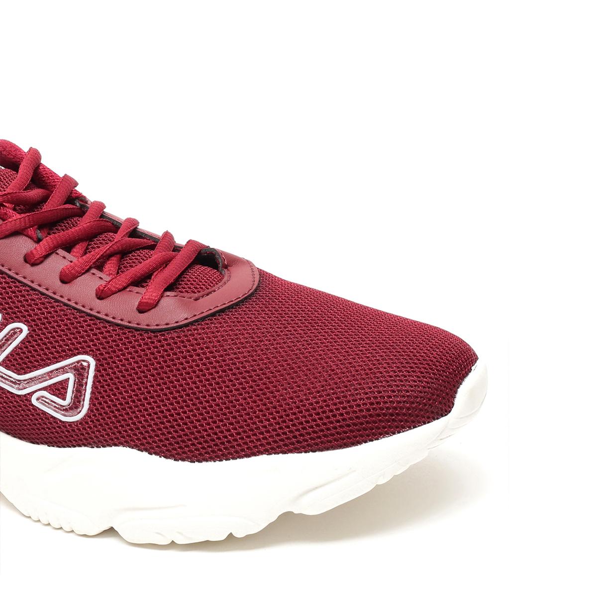 Shops fila burgundy shoes