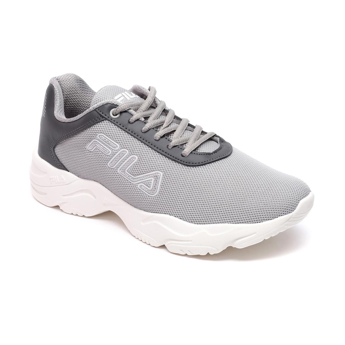 Gray fila shoes on sale