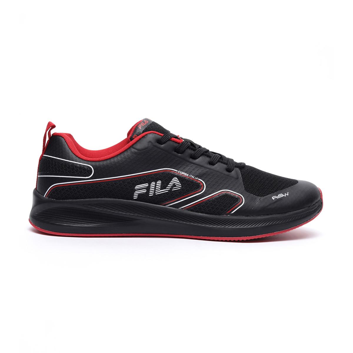 Fila Mens Fila Corda Athletic Shoe - Black / Red