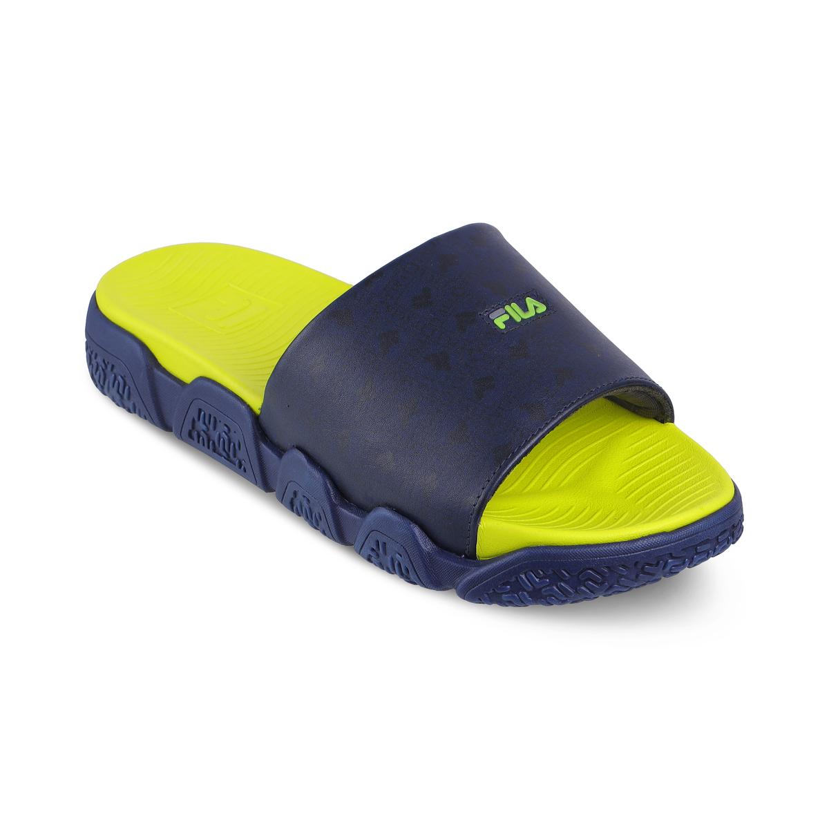 Buy Fila Women Navy Lime Punch Casual Slippers Online SKU 25 11011233 1715 4 Metro Shoes