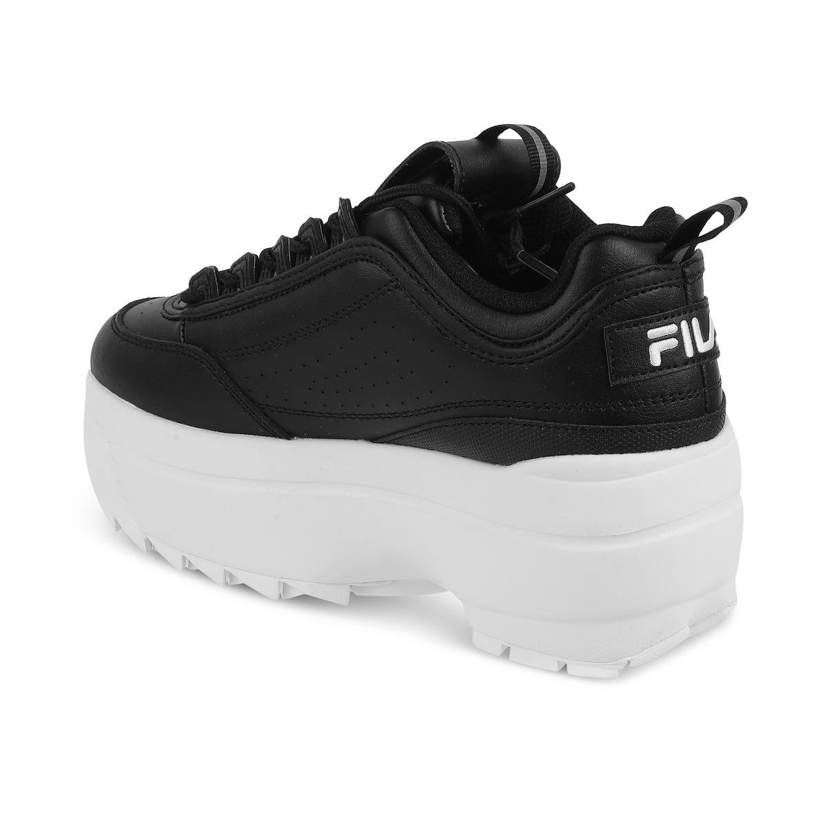 Black fila shoes for girls online