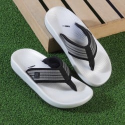 Men Grey Casual Slippers