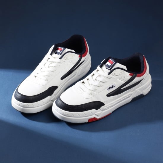 Men White Sports Sneakers