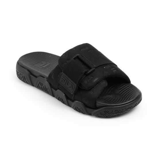 Men Black Casual Slippers