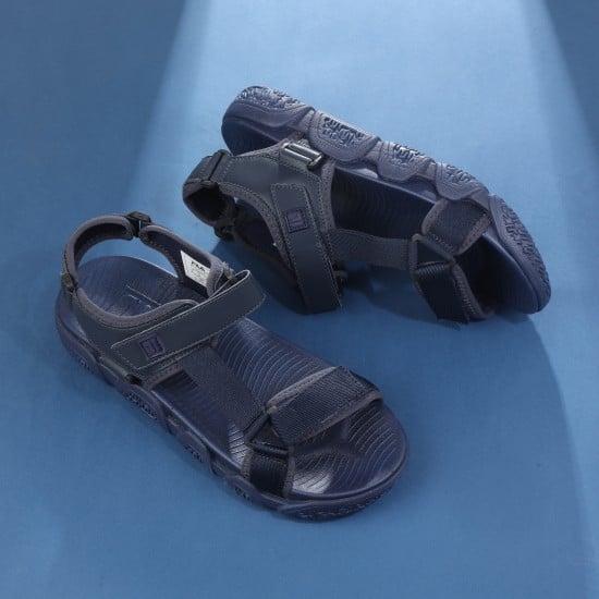 Men Blue-navy Casual Sandals