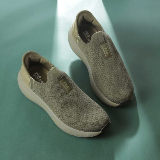 Women Olive Sports Walking Shoes