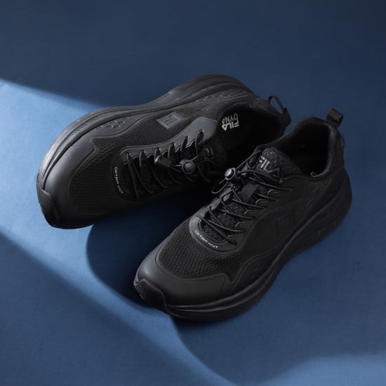 Men Black Sports Walking Shoes