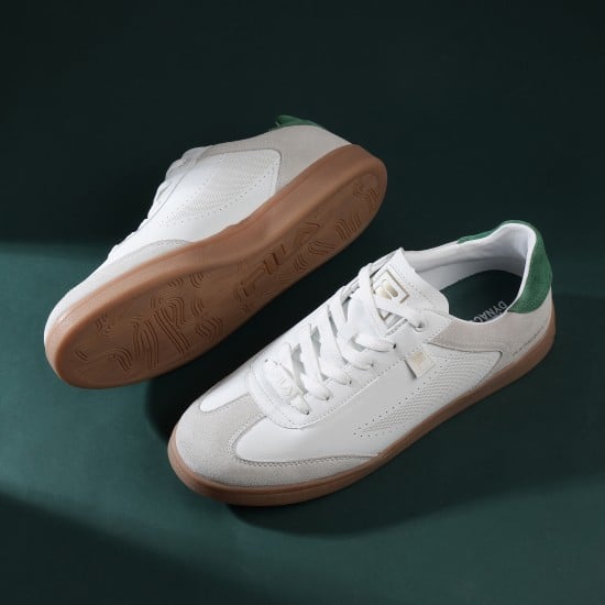 Men White Sports Sneakers