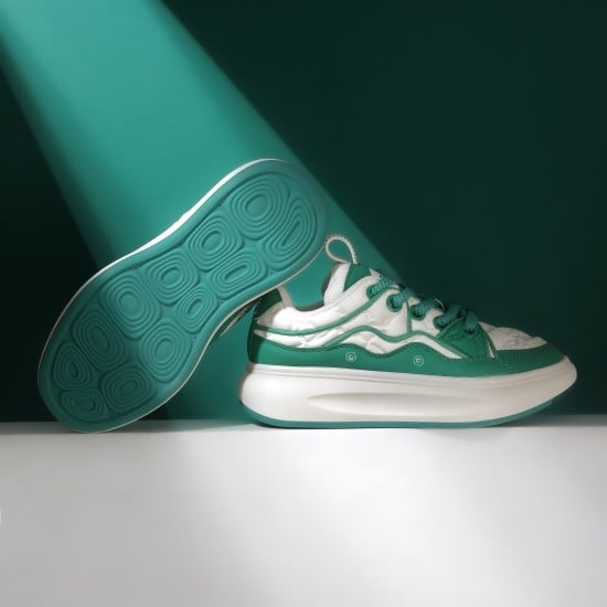Women Green Sports Sneakers