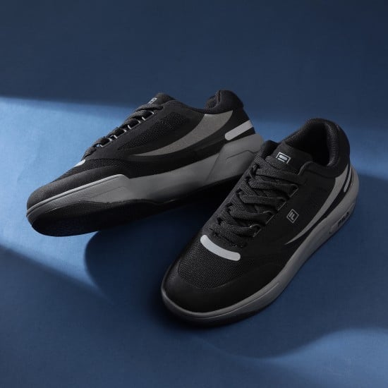 Women Black Sports Sneakers