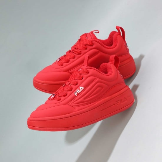 Women Red Sports Sneakers