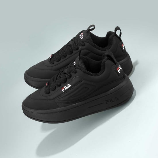 Women Black Sports Sneakers