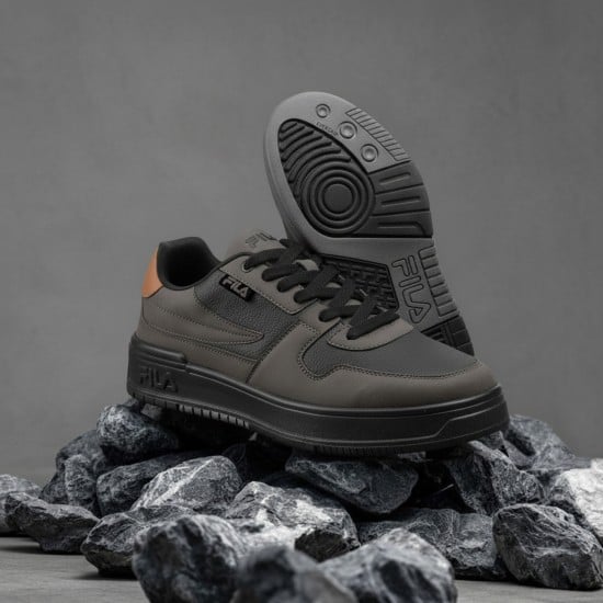 Men Grey Sports Sneakers