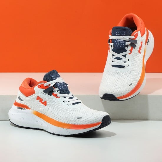 Men White Sports Walking Shoes