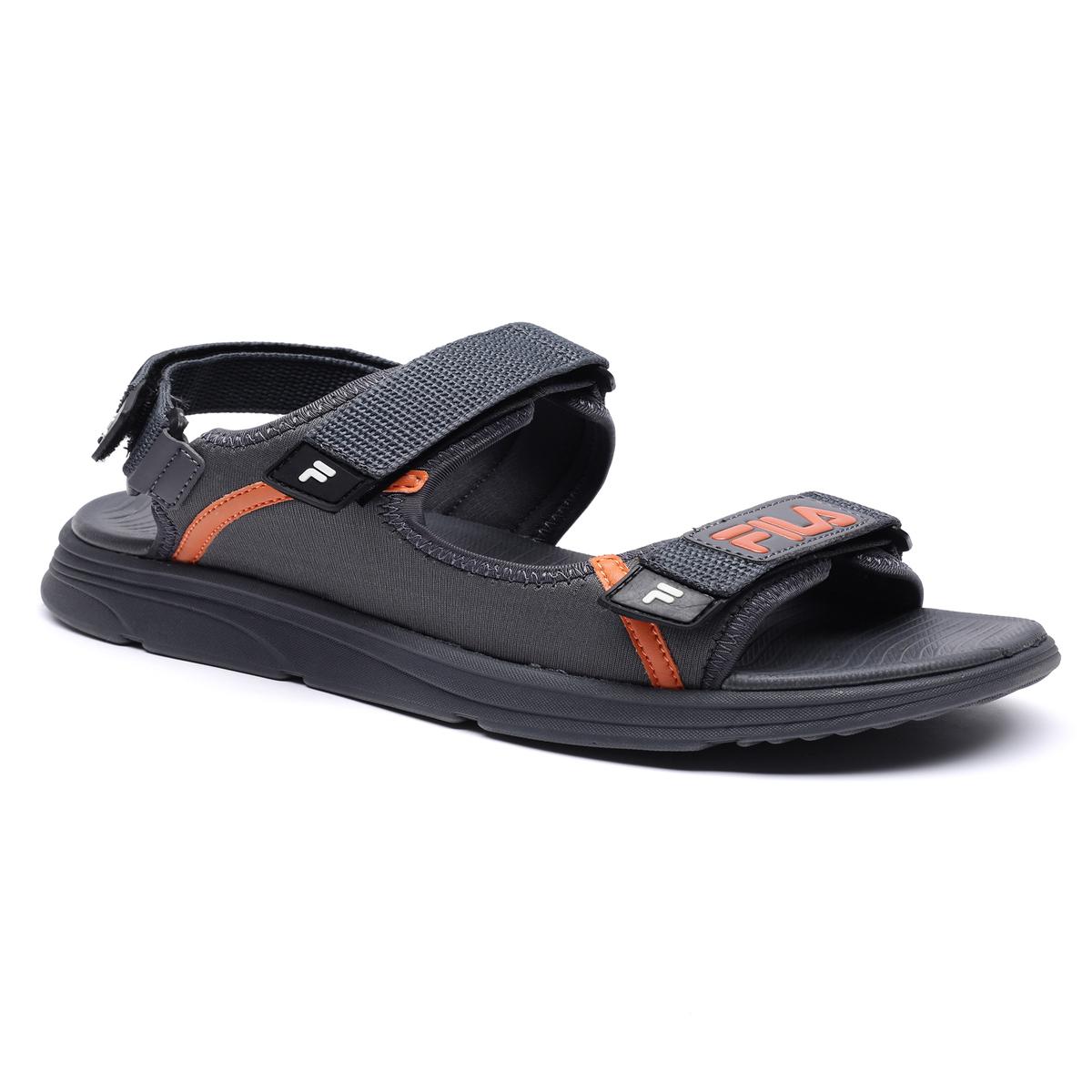 FILA Size 12 Sleek Slides Athletic Sandals Spell out Logo Slippers Black  White for sale online | eBay