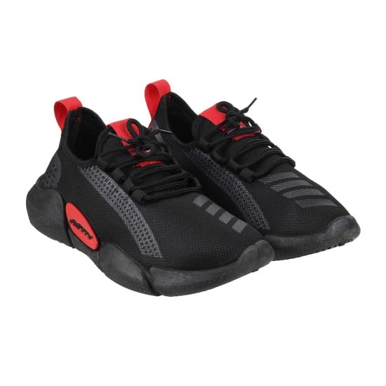 Men Black Sports Sneakers