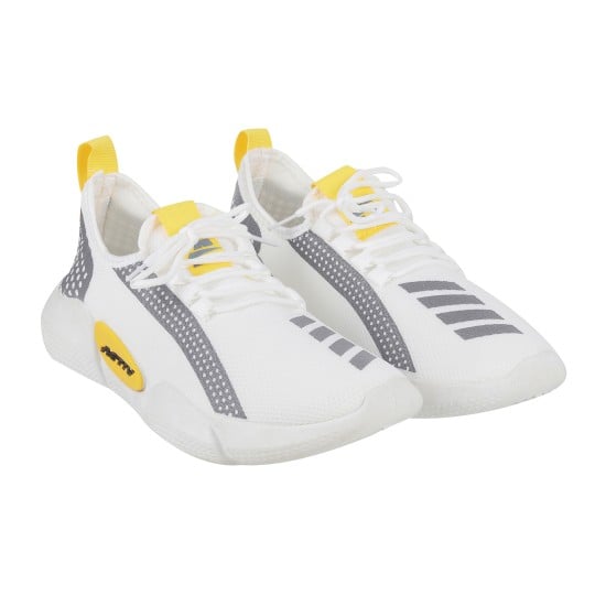 Men White Sports Sneakers