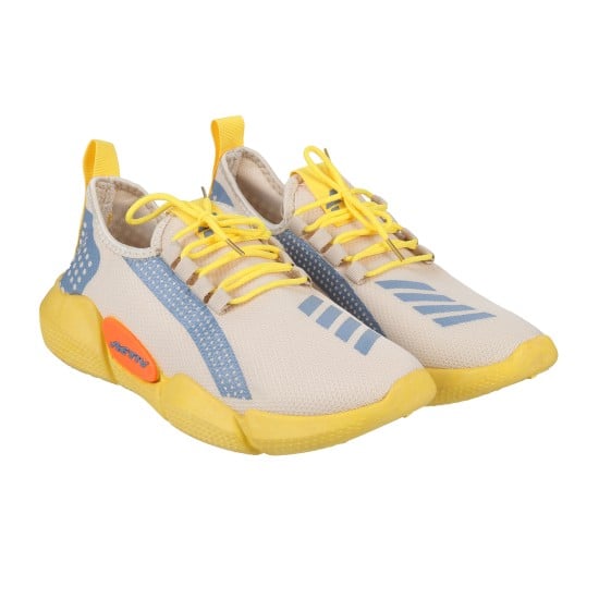 Men Yellow Sports Sneakers