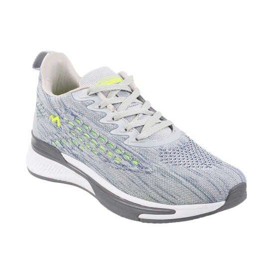 Men Grey Sports Walking Shoes