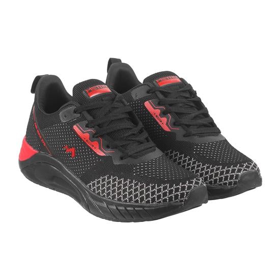 Men Black Sports Walking Shoes