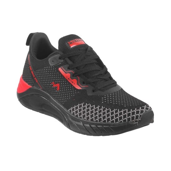 Men Black Sports Walking Shoes