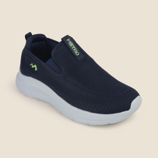 Men Blue-navy Sports Walking Shoes