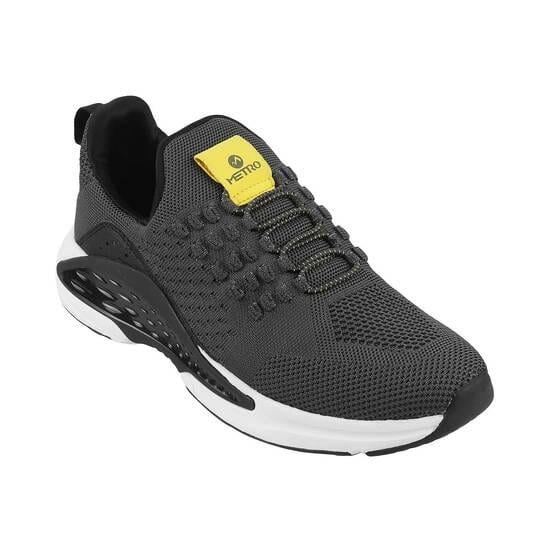 Men Grey Sports Walking Shoes